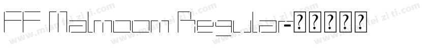 FF Malmoom Regular字体转换